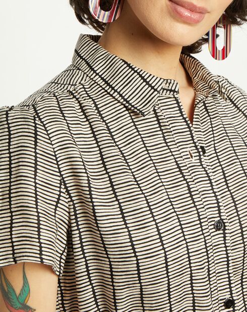 Robe 100% Lin Dicka fumée
