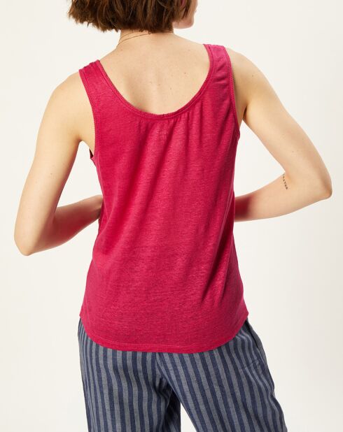 T-Shirt 100% Lin Jeson hortensia