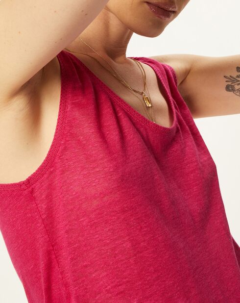 T-Shirt 100% Lin Jeson hortensia