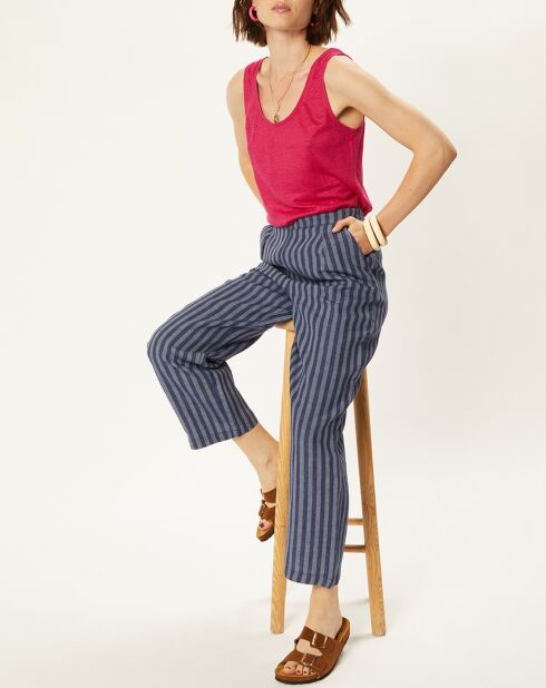 T-Shirt 100% Lin Jeson hortensia