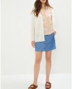 Jupe en jean Norine bleue