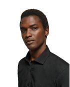 Rigby Go Reg Poplin zwart hemd