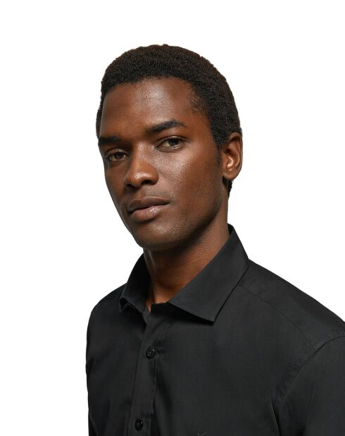 Camisa negra Rigby Go Reg Poplin