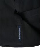 Rigby Go Reg Poplin zwart hemd