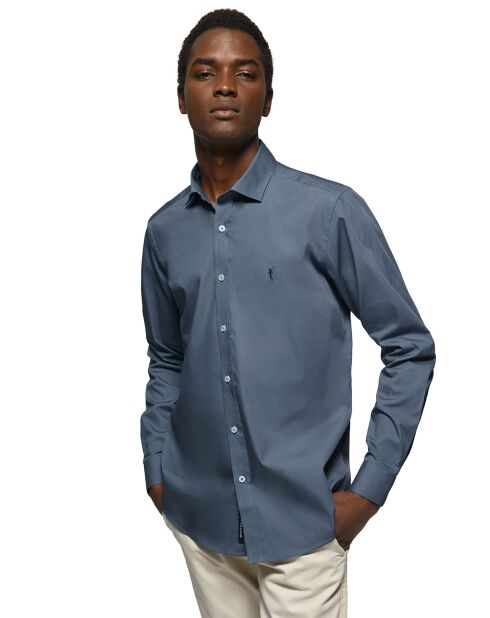 Chemise Rigby Go Reg Poplin bleu denim