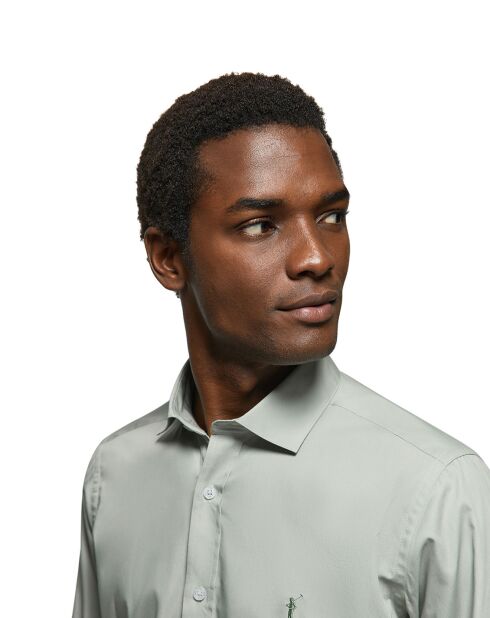 Chemise Rigby Go Reg Poplin vert jade