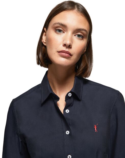 Chemise Rigby Go W Slim Oxford marine