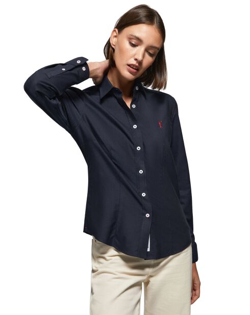 Chemise Rigby Go W Slim Oxford marine