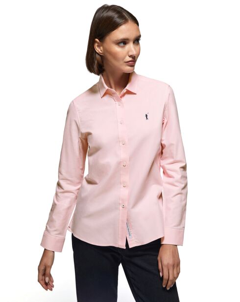 Chemise Rigby Go W Slim Oxford rose