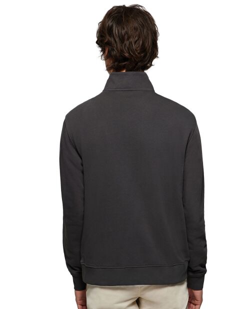 Sweat Rigby Go Neck Zipper  asphalte
