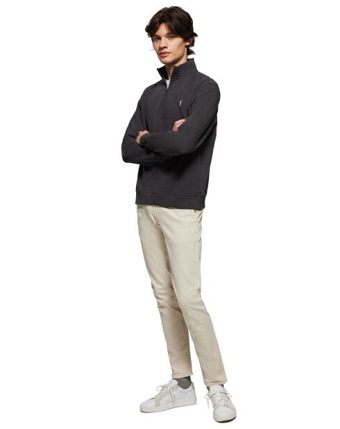 Sweat Rigby Go Neck Zipper  asphalte