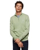 Pull Rigby Go Zipper Neck Vl  vert jade