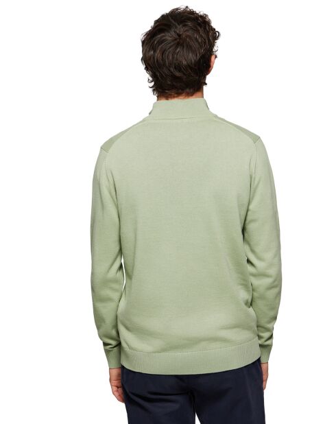 Pull Rigby Go Zipper Neck Vl  vert jade