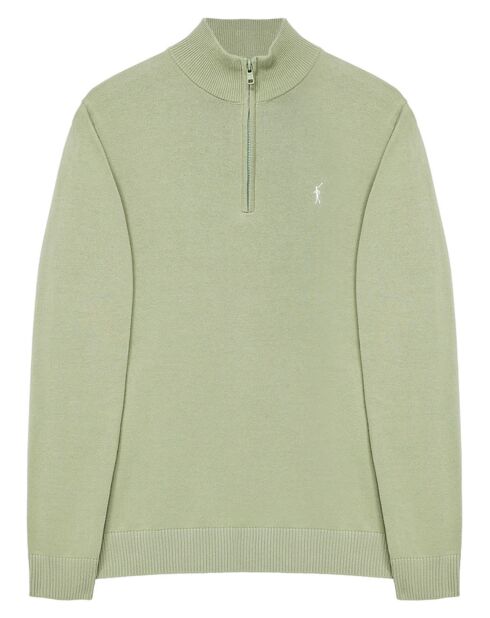 Pull Rigby Go Zipper Neck Vl  vert jade