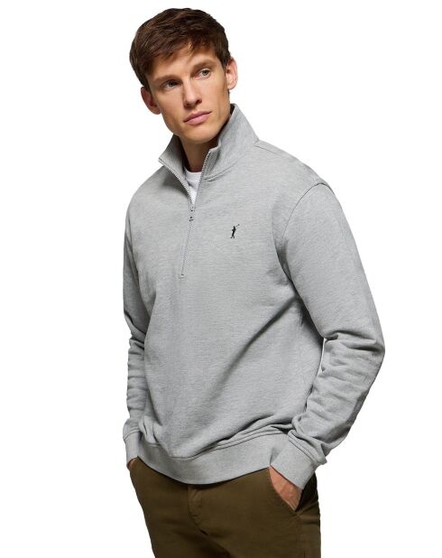 Sweat Rigby Go Neck Zipper  gris vigore