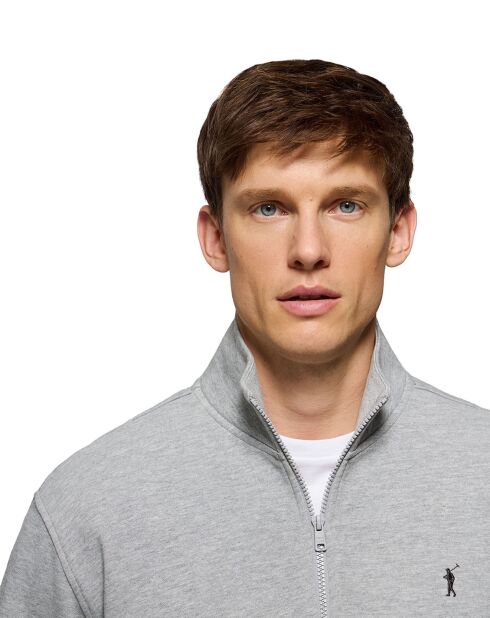 Sweat Rigby Go Neck Zipper  gris vigore