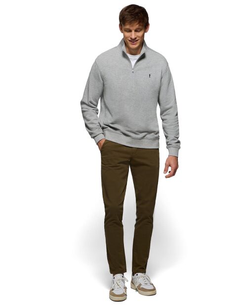Sweat Rigby Go Neck Zipper  gris vigore
