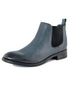 Chelsea Boots en Cuir Eloise bleues