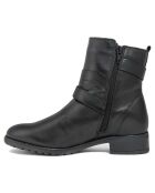 Boots en Cuir Tiphaine noires