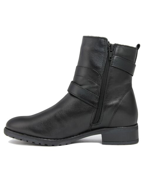 Schwarze Lederstiefel von Tiphaine