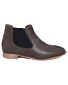 Chelsea Boots en Velours de cuir Marielle marron