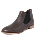 Chelsea Boots en Velours de cuir Marielle marron