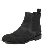 Chelsea Boots en Velours de cuir Marina noires