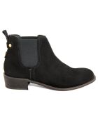 Chelsea Boots en Velours de cuir Clémence noires