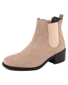 Chelsea Boots en Cuir Alizée roses