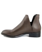 Boots en Cuir Elisa marron