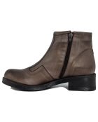 Boots en Cuir Alma marron