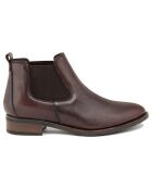 Chelsea Boots en Cuir Laura marron