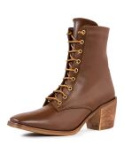 Bottines Salomé marron - Talon 7 cm