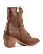 Bottines Salomé marron - Talon 7 cm