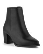 Bottines Gabrielle noires - Talon 6 cm