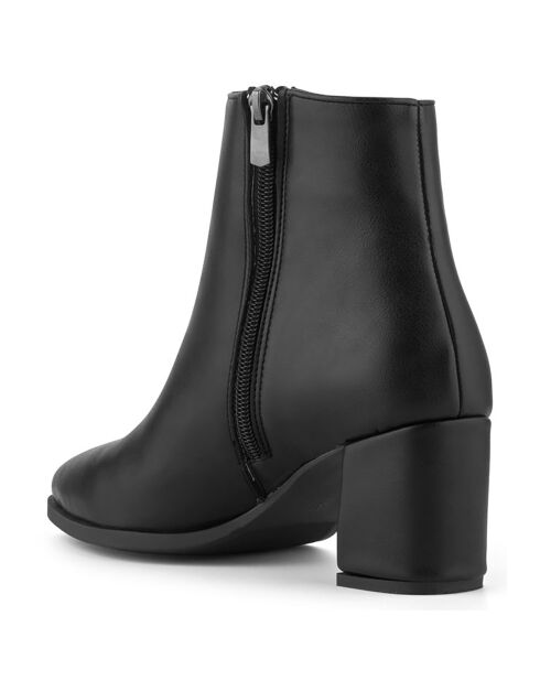 Bottines Gabrielle noires - Talon 6 cm