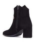 Bottines Sophie noires - Talon 6 cm