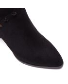 Bottines Sophie noires - Talon 6 cm