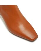 Bottines Léa camel - Talon 6 cm