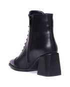 Bottines Joy noires - Talon 7 cm