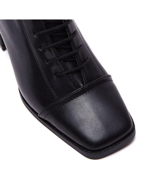 Bottines Joy noires - Talon 7 cm
