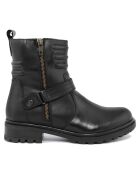 Boots en Cuir Rania noires