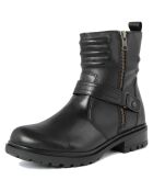 Boots en Cuir Rania noires