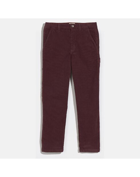 Pantalon cargo en Velours côtelé Painter marron