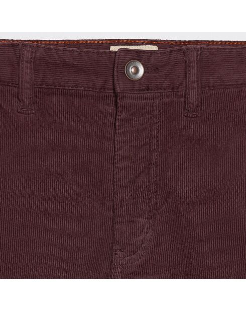 Pantalon cargo en Velours côtelé Painter marron