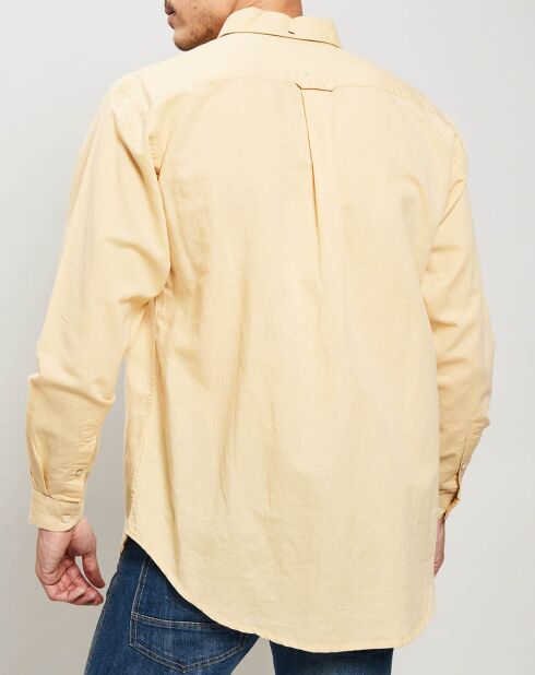 Chemise droite unie latté