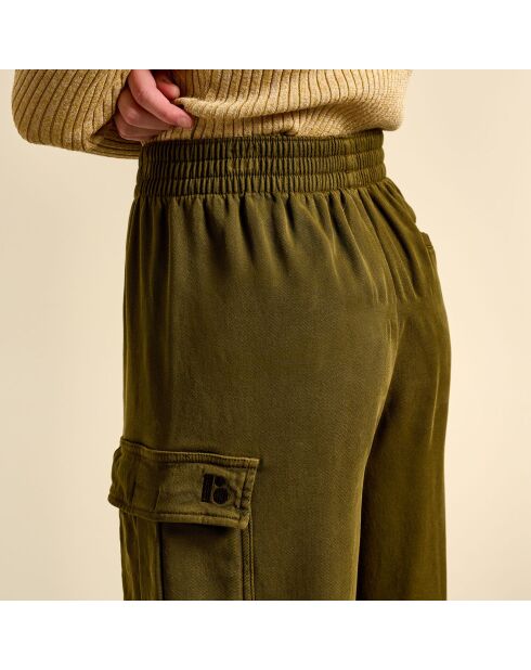 Pantalon cargo Casino vert olive