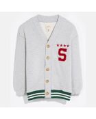 Cardigan Sander gris clair