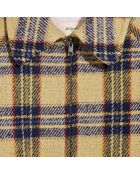 Manteau en Laine mélangée Castor tartan jaune