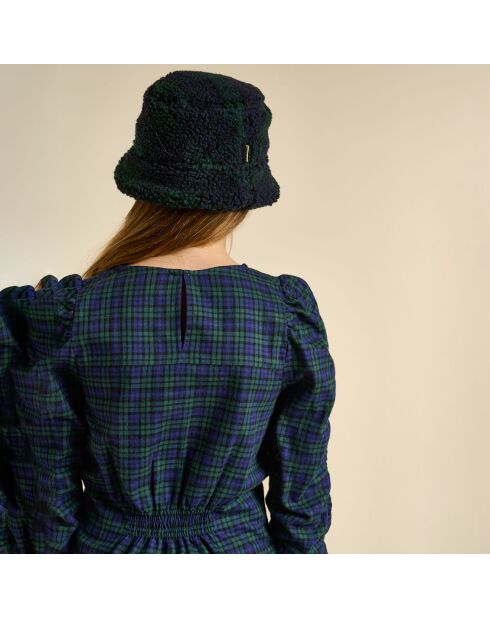 Bonnet Abou tartan noir